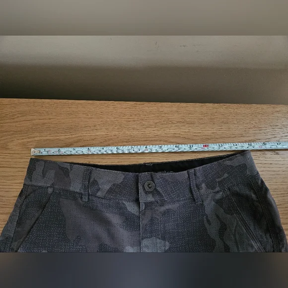 prAna Sky Canyon Jogger Pants Women’s 8 Gray Camo Zip Pockets Hiking - Picture 10 of 16